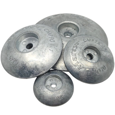 Zinc Rudder Disc Anodes,